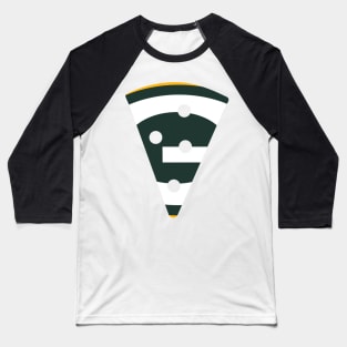 Green Bay Packers Cheese Slice Baseball T-Shirt